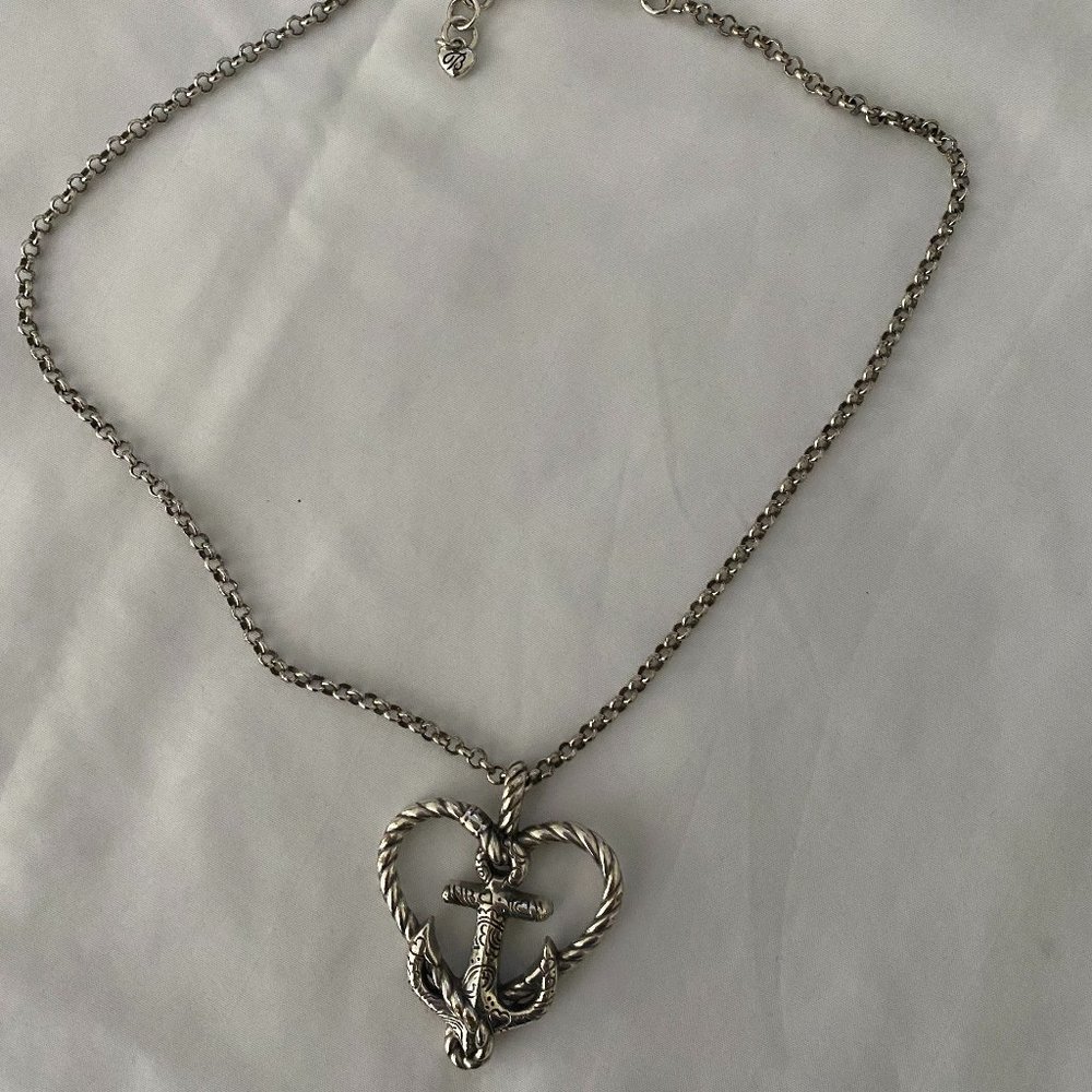Brighton Anchored in Love Anchor Heart Necklace Style